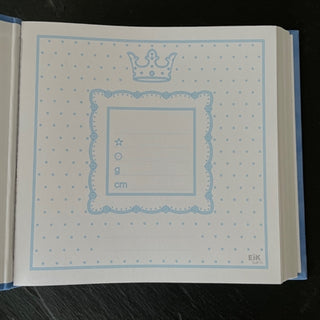 Fotoalbum prins - lyseblå