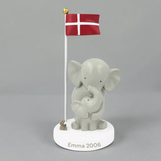 Kids by Friis Table Flag - Elephant & Mouse