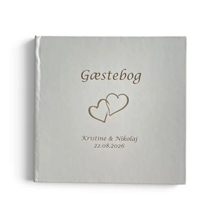 Cremefarvet gæstebog