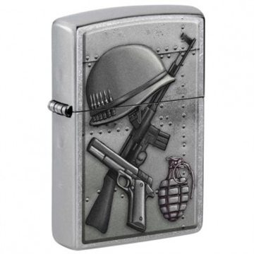 Zippo Soldier -med indgravering 