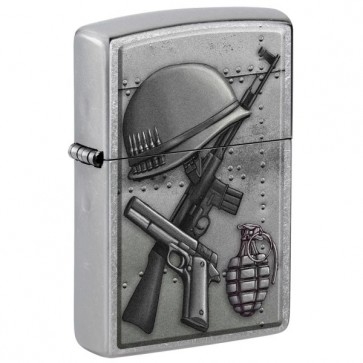 Zippo Soldier -med indgravering 