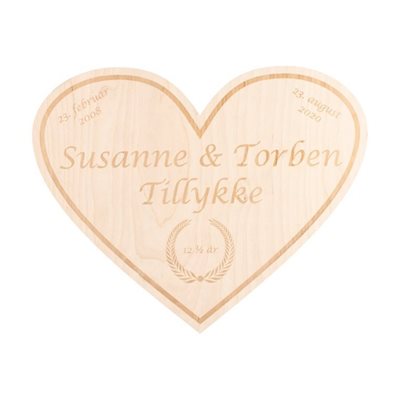 Æresportskilt til kobberbryllup