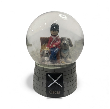 Snekugle med fyrtøjet - med navn