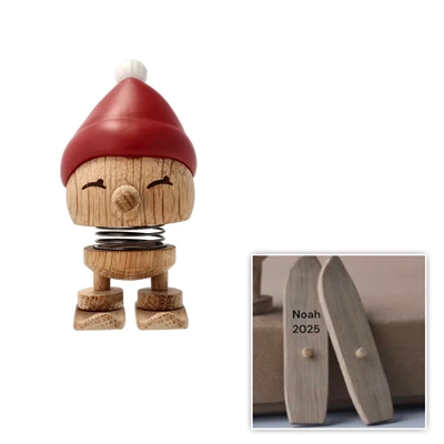 Hoptimist skiing Bimble, rød hue