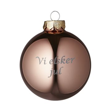Julekugle  - Kobber