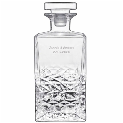 Luigi Bormioli Textures Karaffel, 75 cl. 