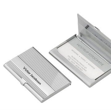 Kortholder - forsølvet