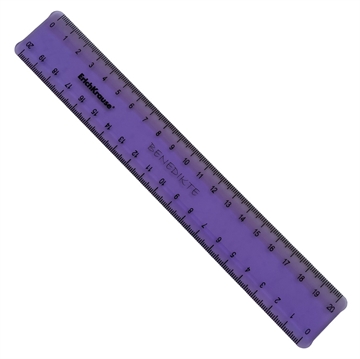 Lineal 20 cm plast - Lilla