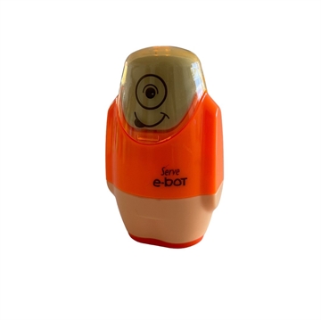 Blyantspidser og viskelæder, kombi - Orange