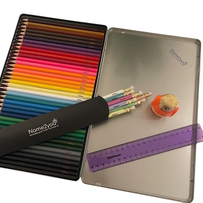 Skolesæt med navn - Stor pakke 1