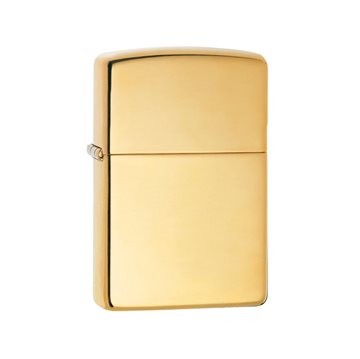 Zippo lighter med navn, poleret messing