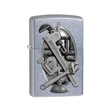 Zippo lighter VVS med indgravering 